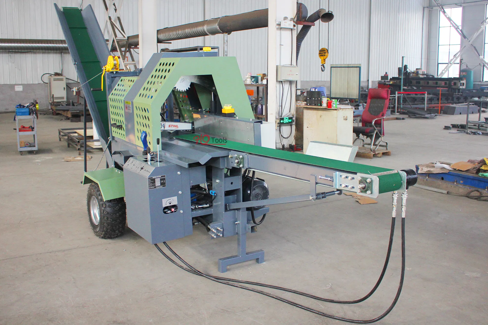 Бензиновый дровокол промышленный Hystrong HYA20T-7500