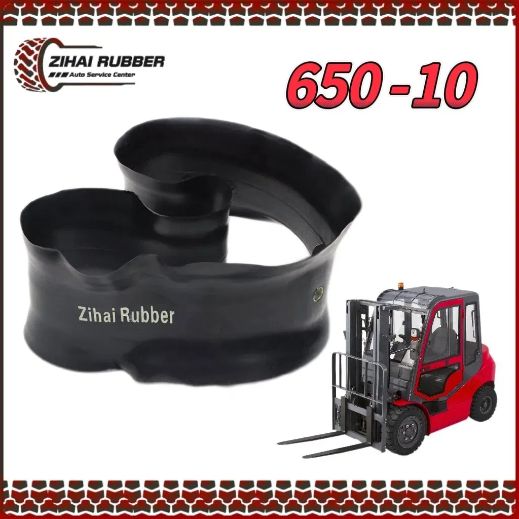 650-10 High Quality Shandong Wholesale Lorry Bus Industrial Truck Forklift OTR Vehicle Wheels Spare Parts Natural Rubber Tire Inner Tube Protector Tyre Flap