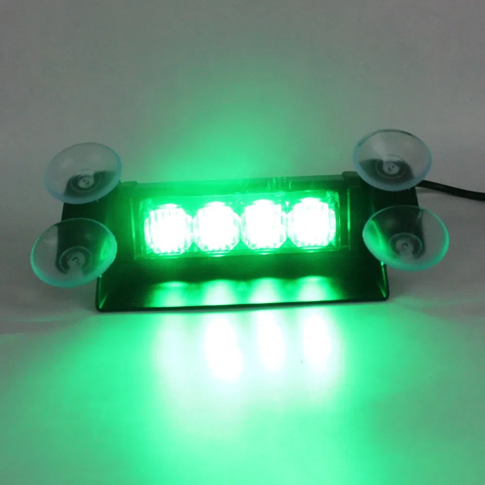 Автомобильные светодиодные фонари Amber 4 LED на стекло