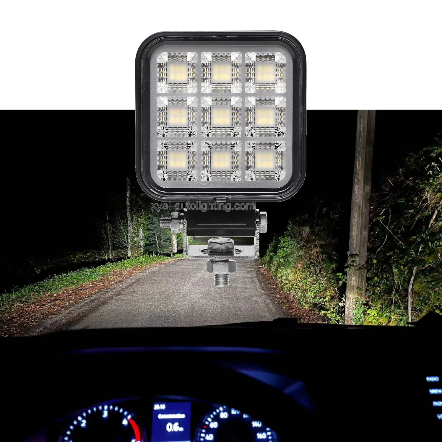 Светодиодная фара для грузовика 24В, противотуманная и рабочая