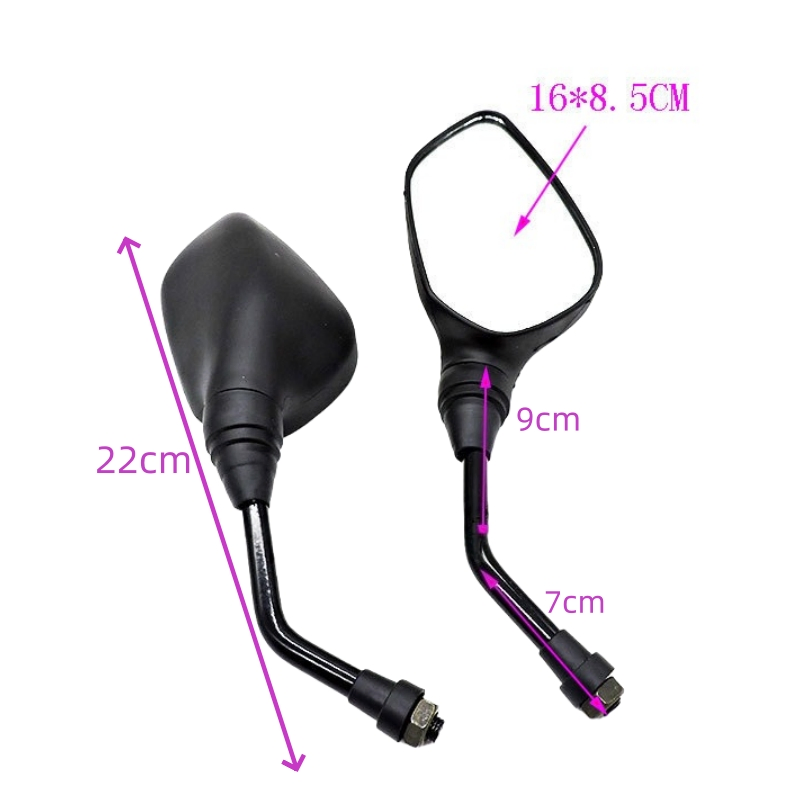 Durable Motorcycle Rearview Mirror for Bajaj 135/180 Models