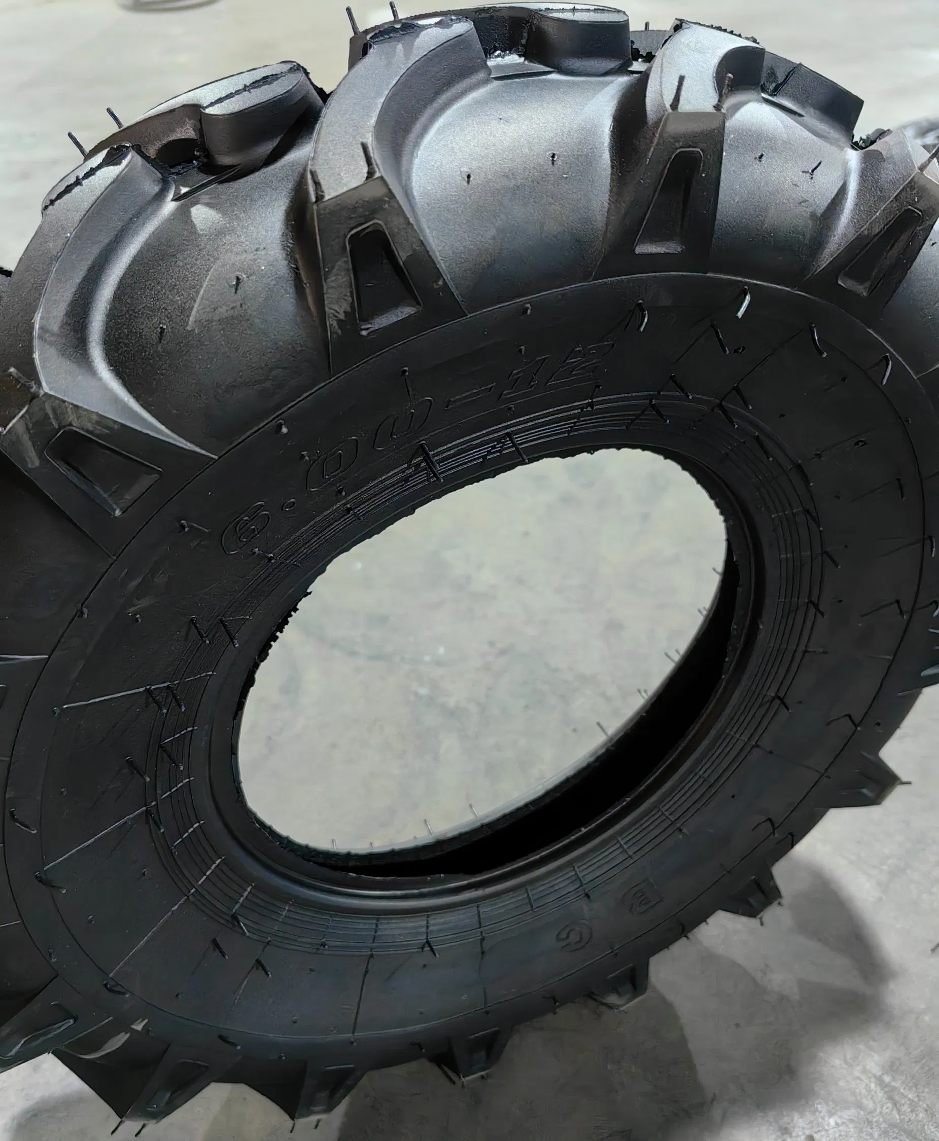 6.00-12 Rubber Pneumatic Wheel Tire for Rotary Tillers
