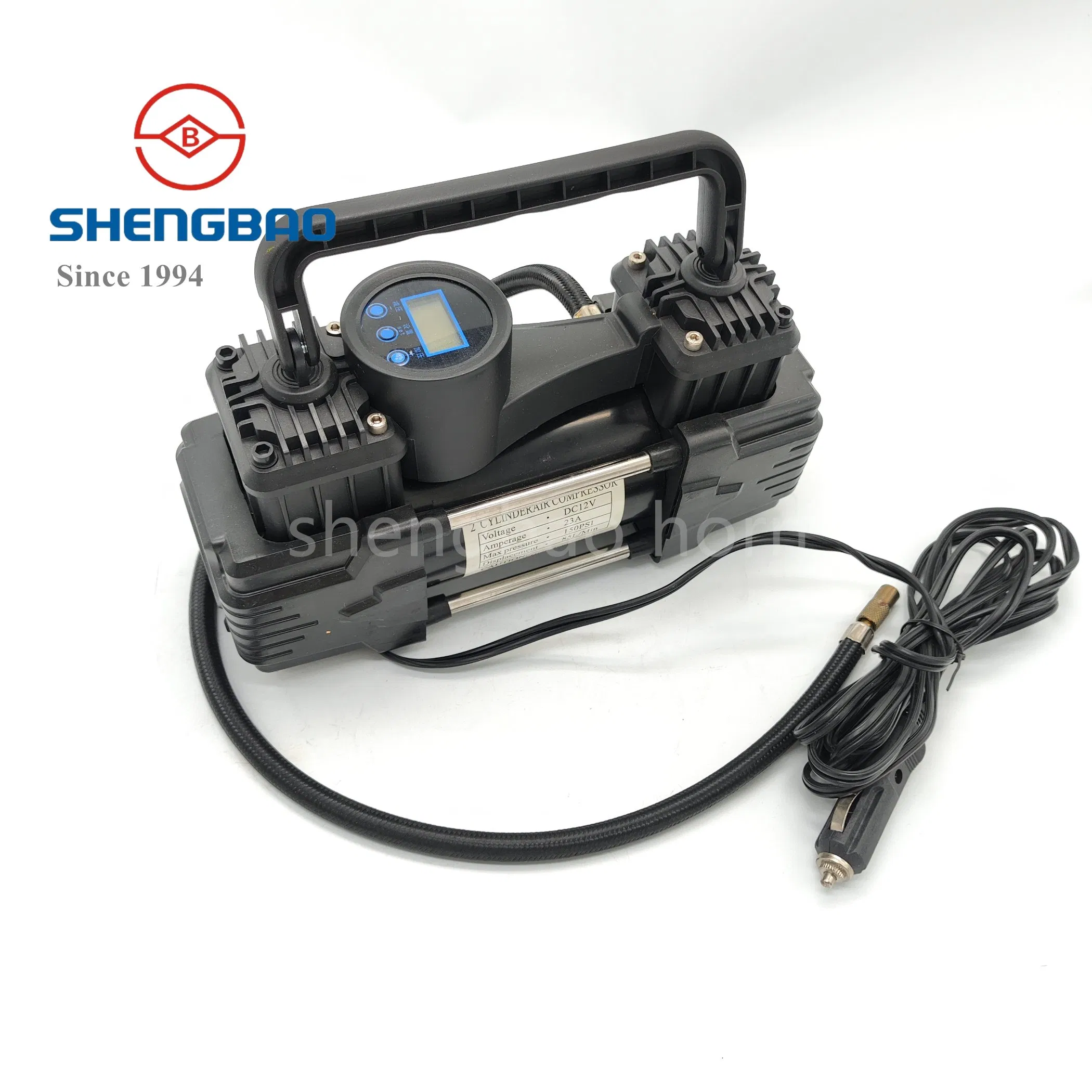 Автомобильный компрессор S-616 с LED-подсветкой