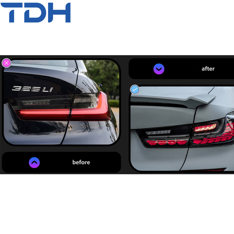 Dragon Scale LED Rear Light for 2019-2022 BMW 3 Series G20 G28 Facelift Rear Light Assembly