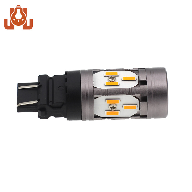 Светодиодная лампа указателя поворота 3157 Amber Canbus