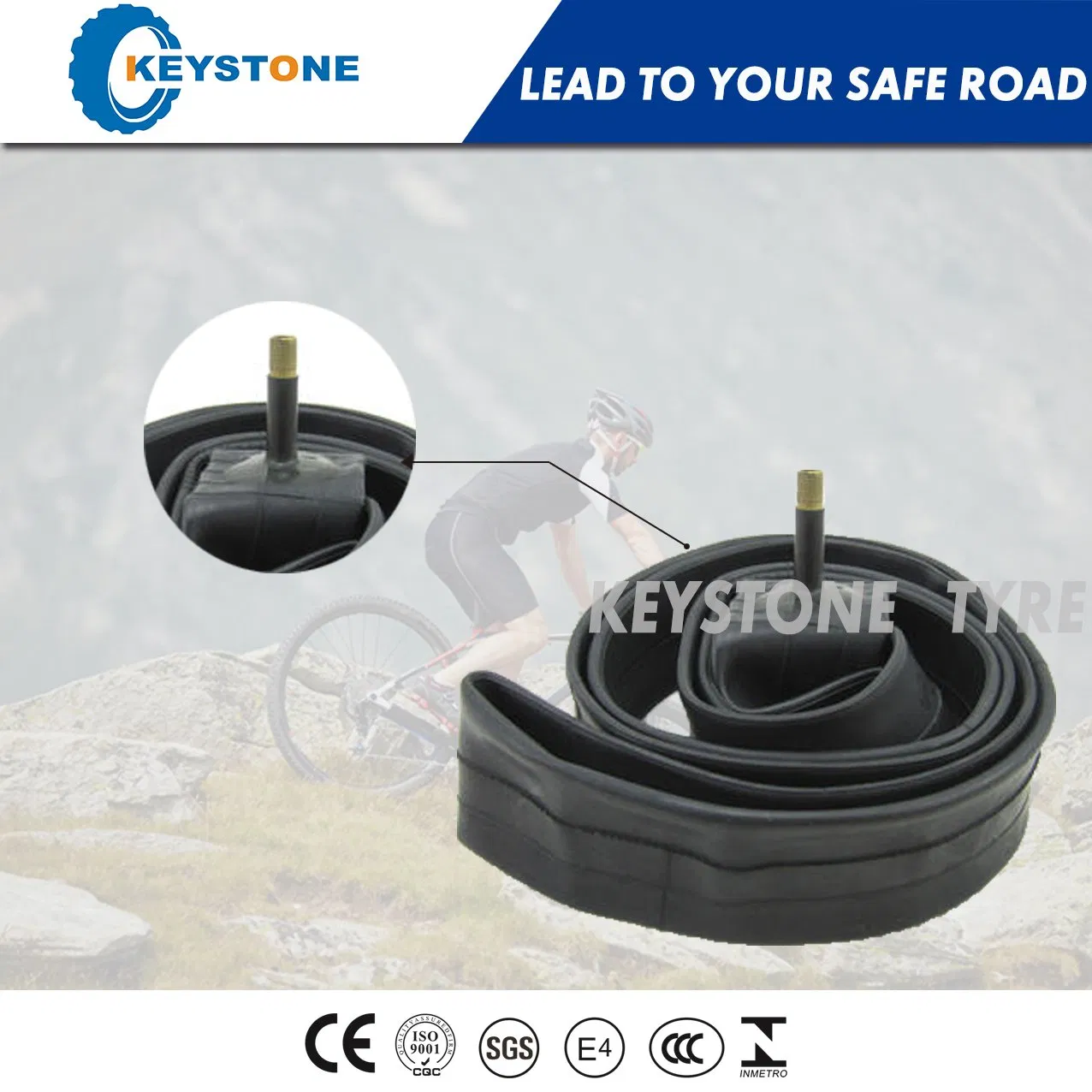 Камера велосипедная бутиловая 24x1.95/2.125