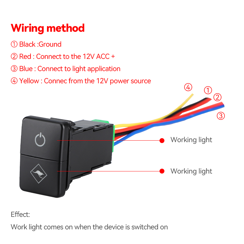 High Performance Automotive Electrical Switch Suitable for Cold Weather and Rough Road Conditions Toyota Fog Light Switch