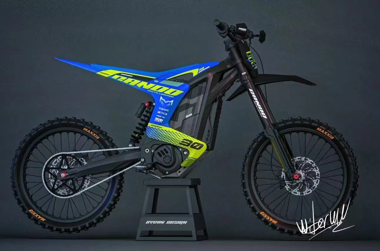 Электромотоцикл XE PRO S 72V 20кВт, черный