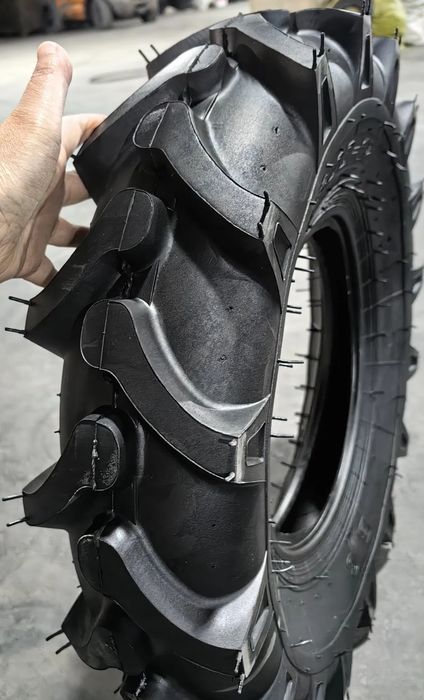 6.00-12 Rubber Pneumatic Wheel Tire for Rotary Tillers