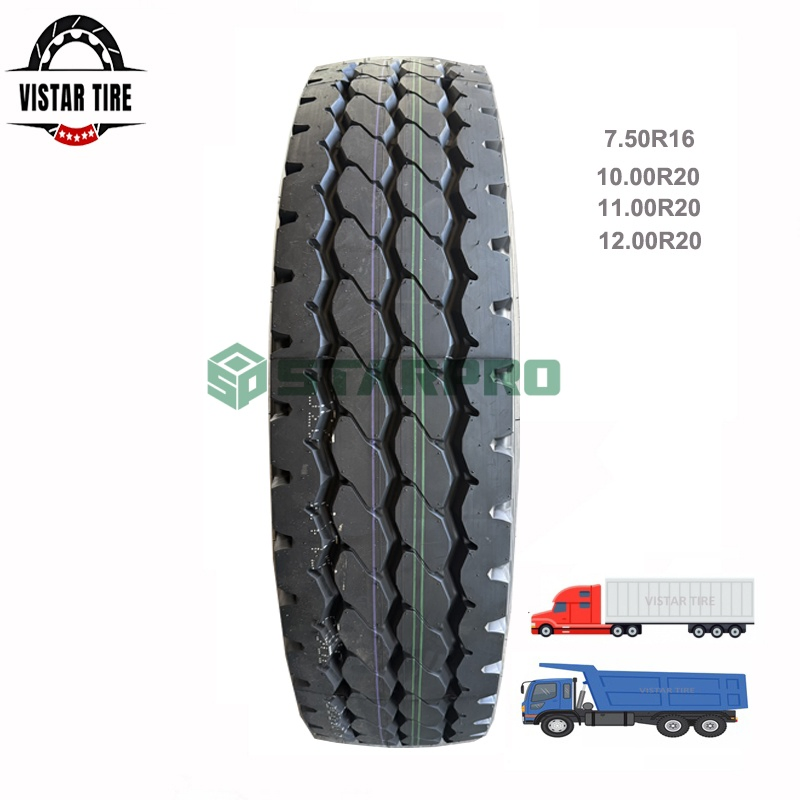 Top Tire Brand Starpro 900r20 1000r20 1100r20 1200r20 12.00r20 7.50r16 Radial Heavy Duty Truck Tyre with ISO, DOT, ECE Certificate Warranty