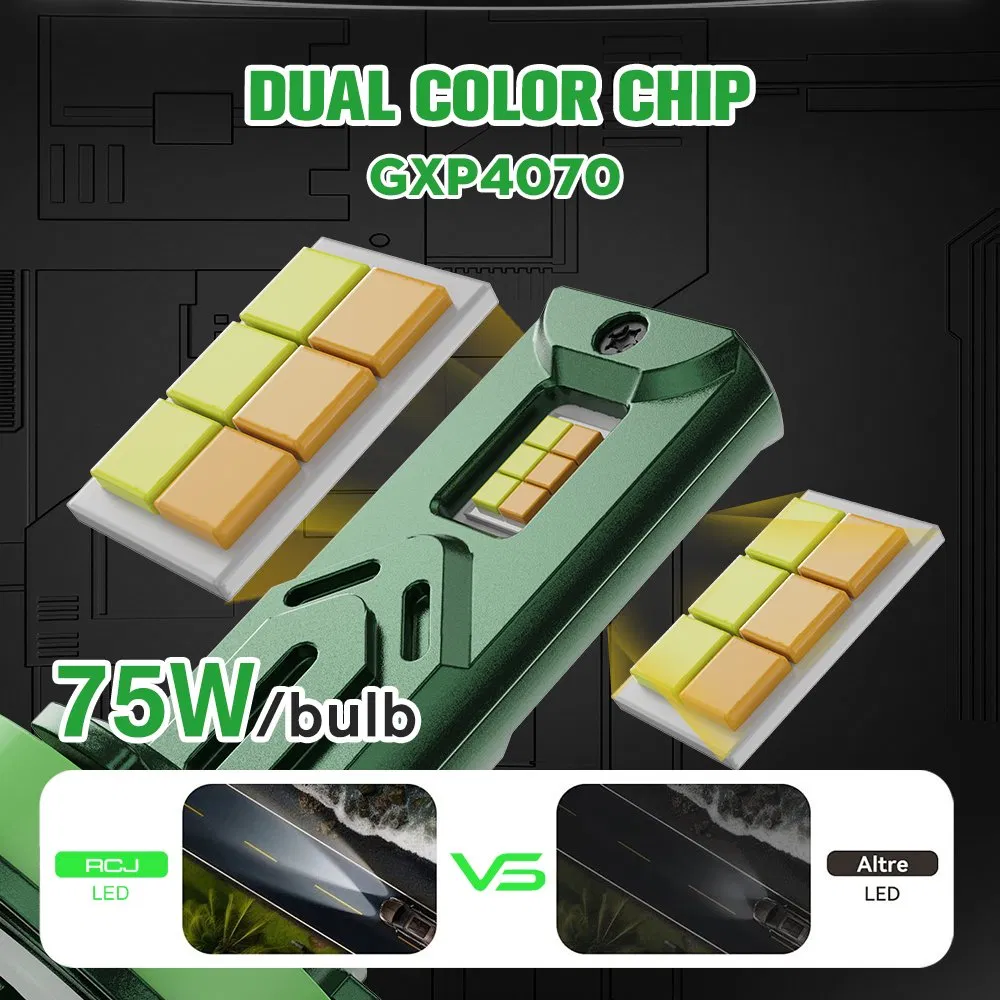 Mobile APP Control Wireless Controller High Power 150W LED Bulb Automotive Car Lighting System LED Headlight Car LED Light for Car Accessories