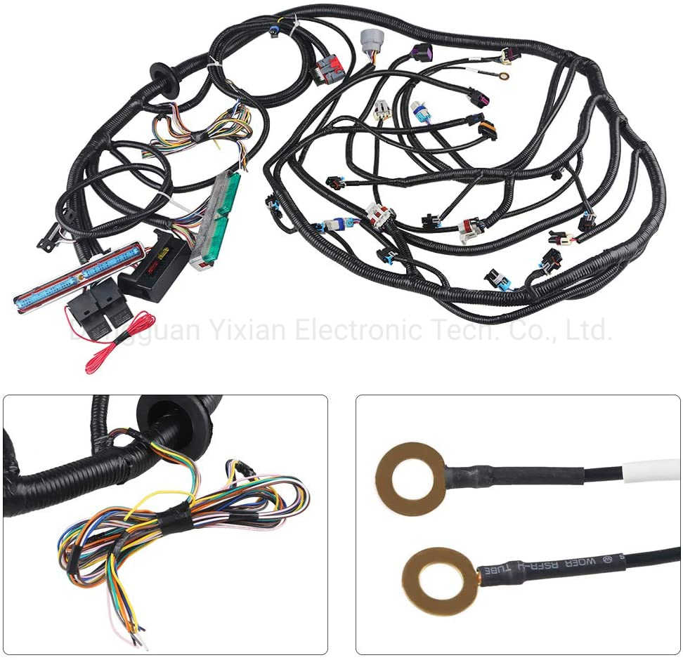 Electronic Cable Assembly Golf Automotive Engine Universal Wire Harness