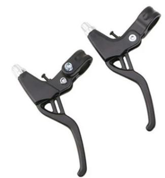 Рычаг тормозной для велосипеда (3 пальца, черный)