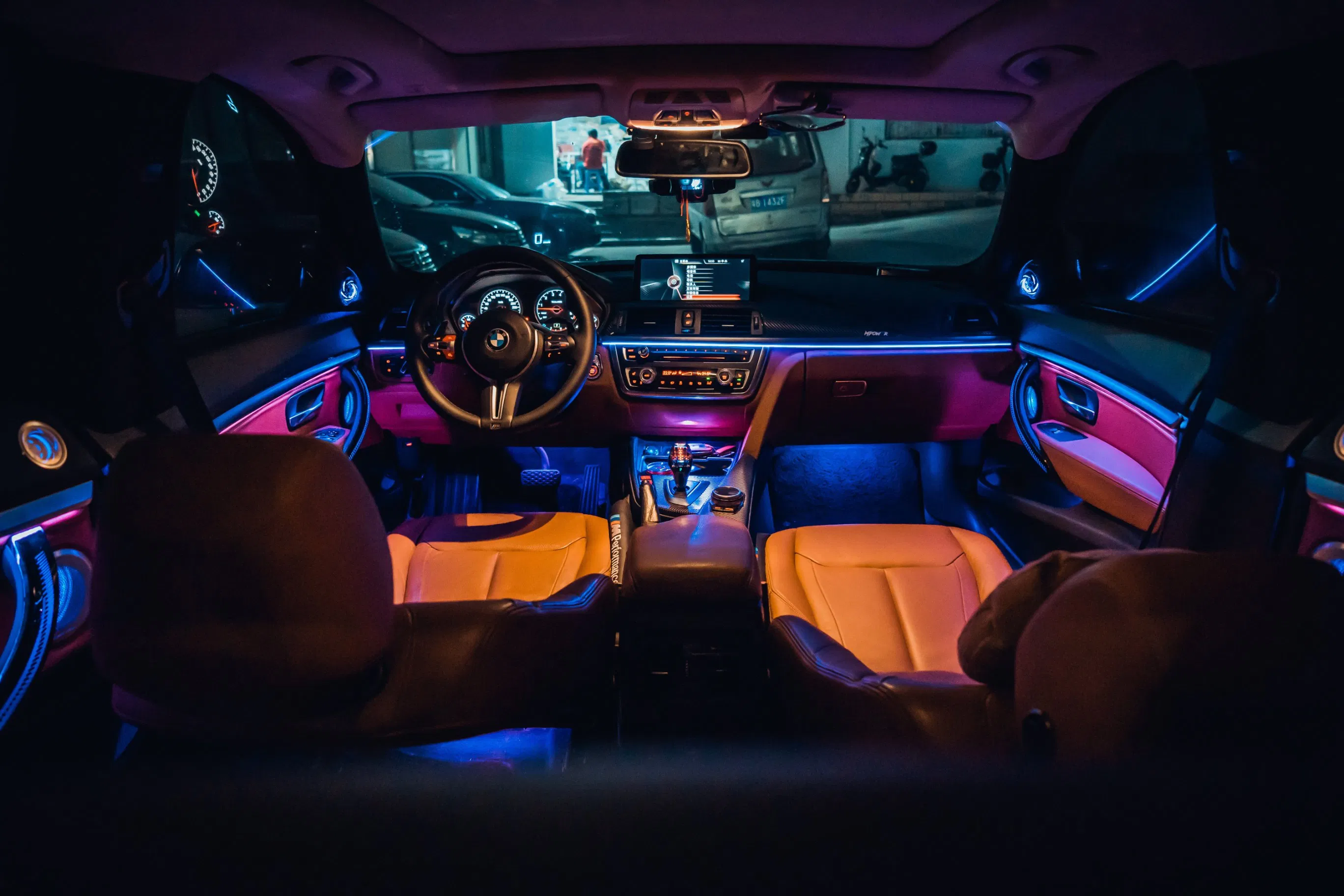 3D LED лампа-логотип для авто, 64 цвета