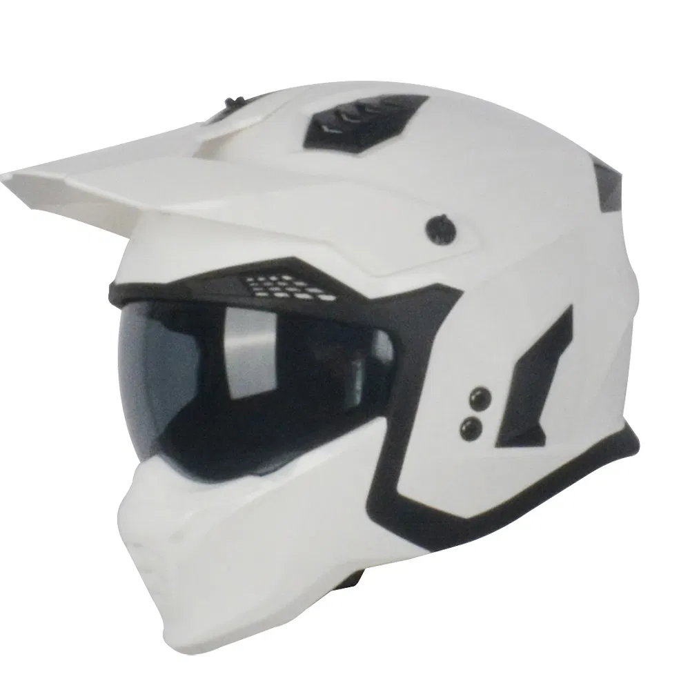 Amazon Hot Sell off Road Motorcycle Helmet with Sun Visor in ECE 22-06 Approved