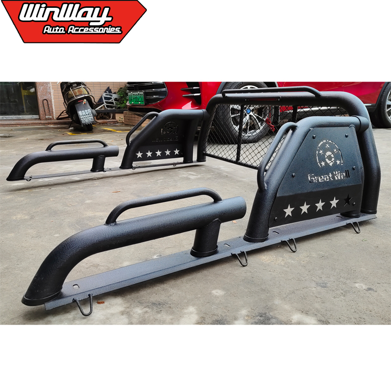 Black Steel Sport Roll Bar for Ute Pickups Hilux Navara Dmax