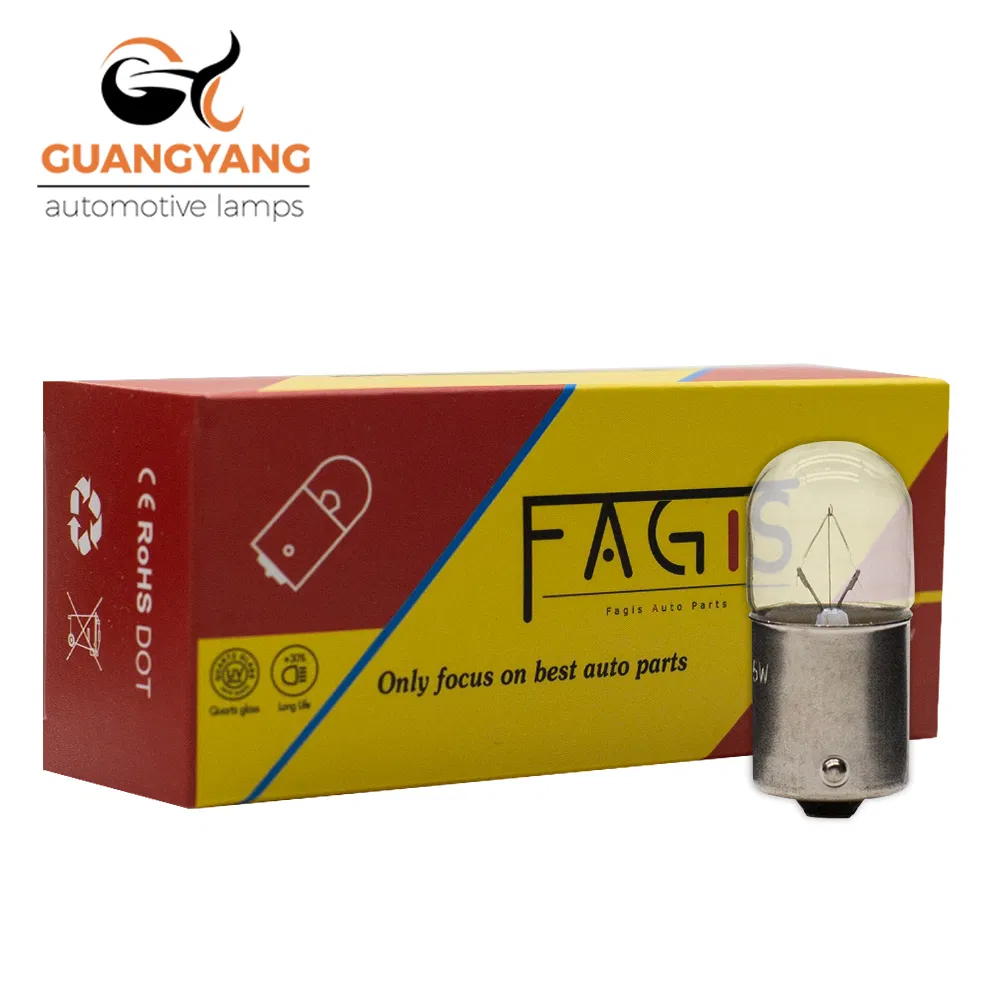 Автолампа T16 R5W R10W 12V 5W газовая