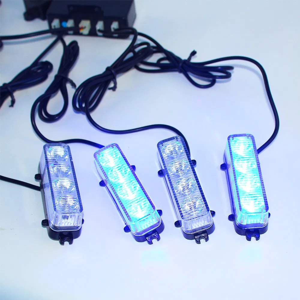 Синие светодиодные стробоскопы для авто DS868-4C-Blue