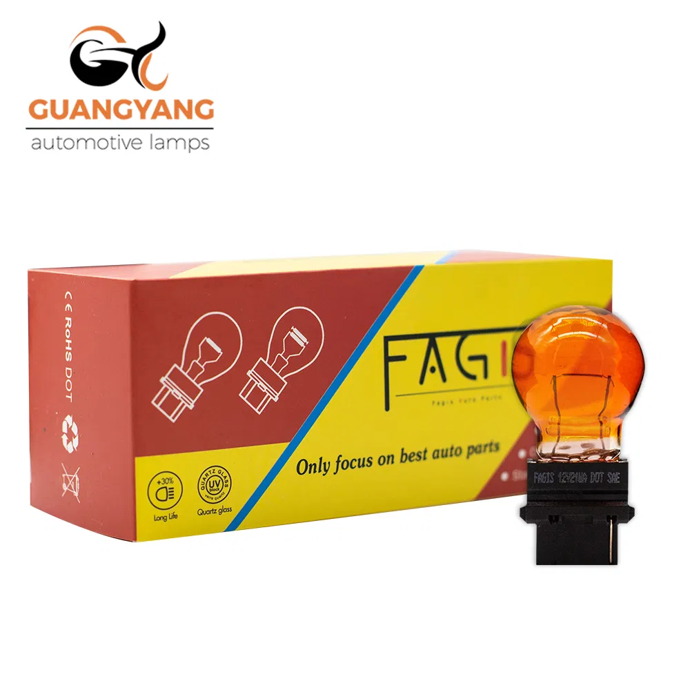 Лампа указателя поворота 3156 Amber 12V21W P21W