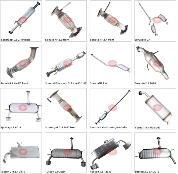 Глушитель выхлопной 409ss для Hyundai, KIA