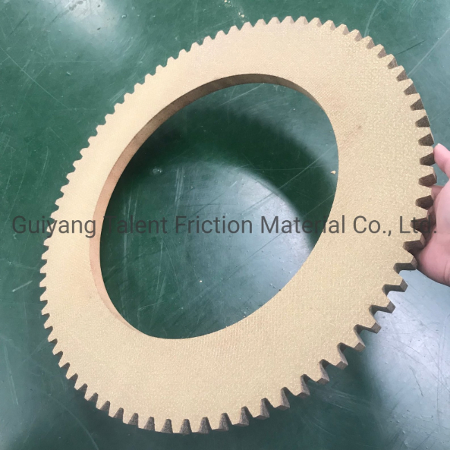 59/72/75 Teeth Laminated Gear Clutch Facing for Engineering Machinery