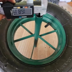 Wheel 4.80/4.00-8 for Wheelbarrow Trolley Cart Pneumatic Inflatable Rubber Tire