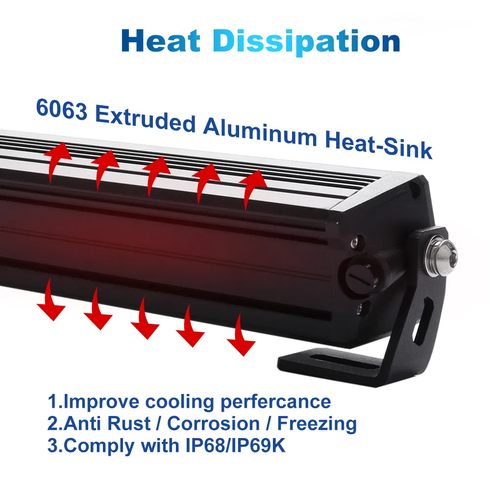 LED Bar Light 4X4 Brtled Double Row 120W 180W 270W 360W 12 Volt LED Bar IP68 High Quality Car LED Light Bar