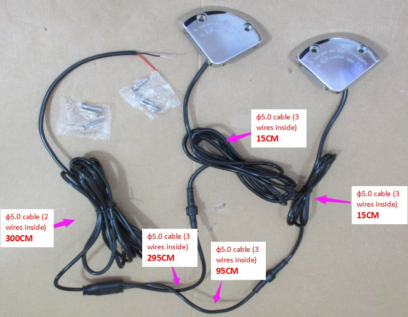 Светодиодный габаритный фонарь-стробоскоп Bonsen BS-2001A