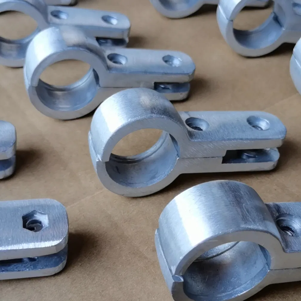 Bus Train Subway Handrail Fittings Connection Joint Glass Clamp