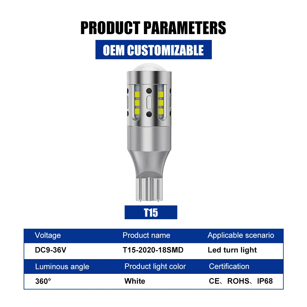 Светодиодный светильник T15 для номерного знака