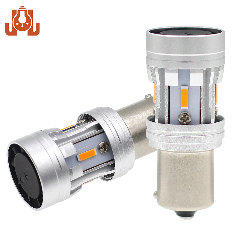 Светодиодная лампа 1156 BA15S для поворотников, CANBUS