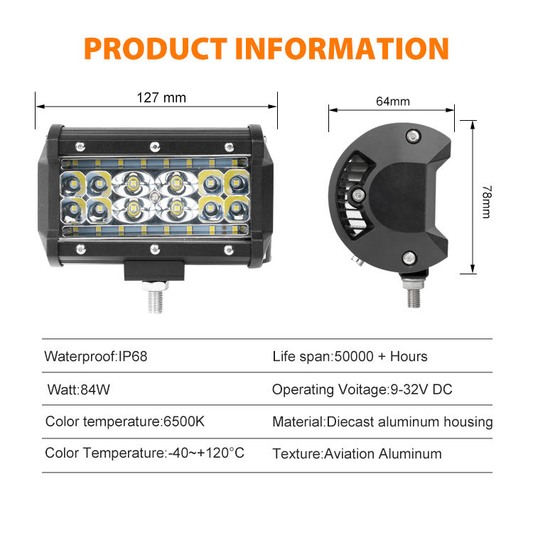 Bkr Wholesale Car 4X4 New Condition off Road LED Driving Light Bar Accessories