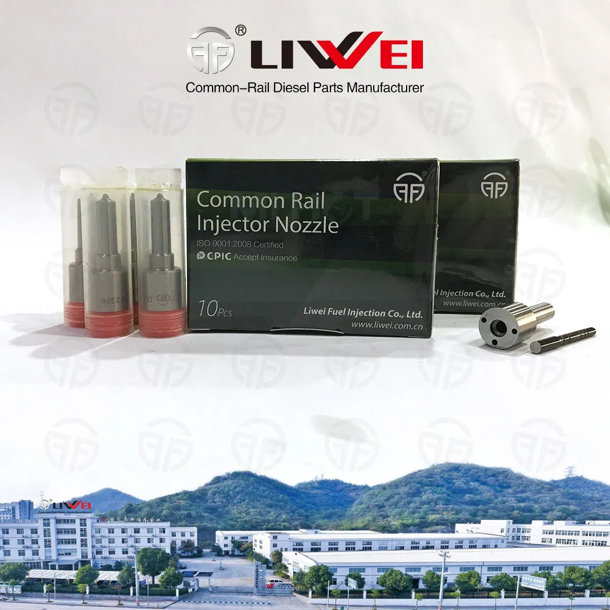Форсунка Common Rail DLLA 158P 984 Liwei для дизельных двигателей