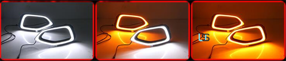 Дневные ходовые огни LED для MG HS в решетку радиатора