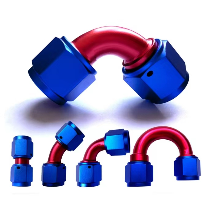 Угловой фитинг AN для масляной системы 90 градусов