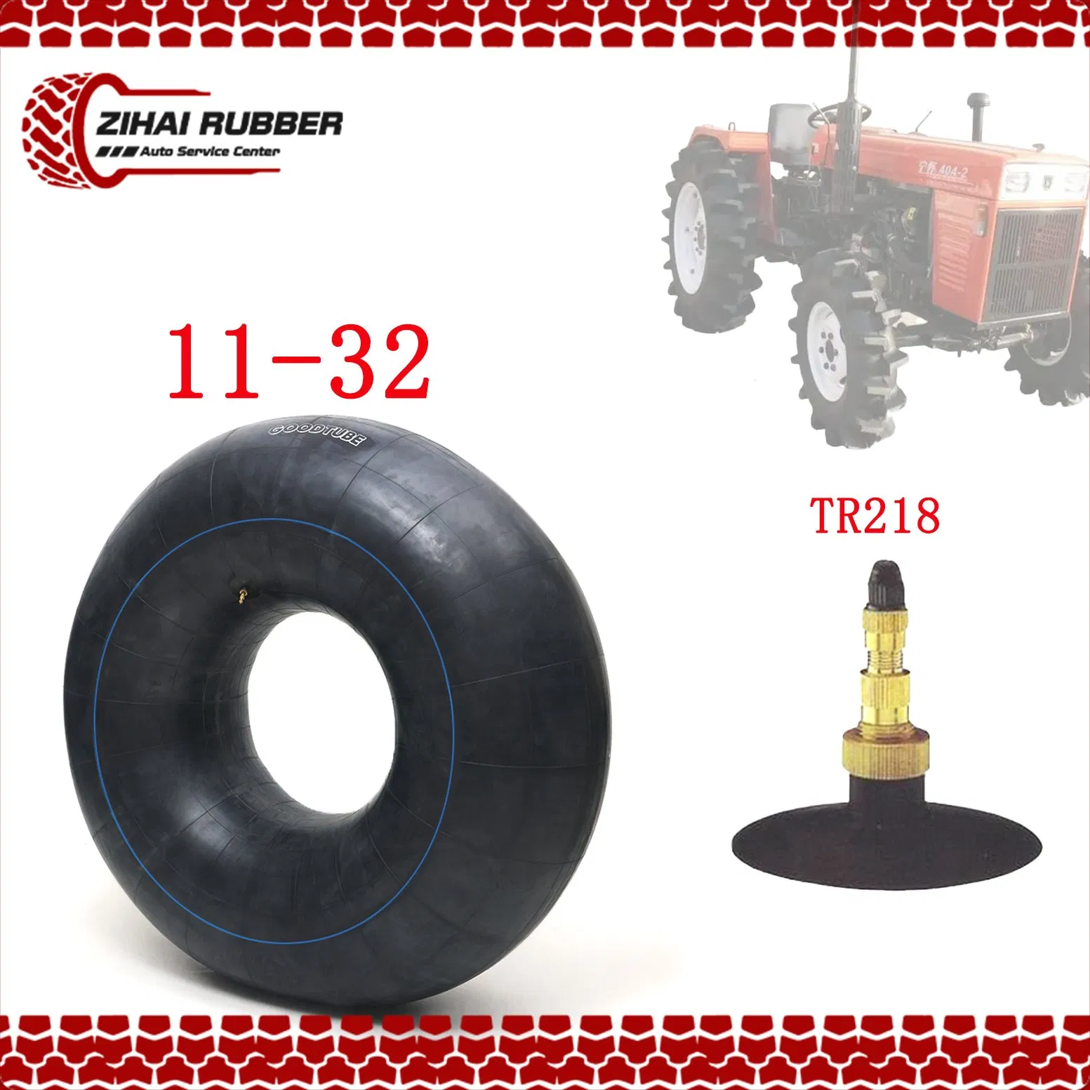 Factory Direct Pricing 24.5X32 Extreme Duty Farm Tractor Tire 12-Ply Rating Forklift Truck Butyl Rubber Tyre Inner Tube for Mega Tractors