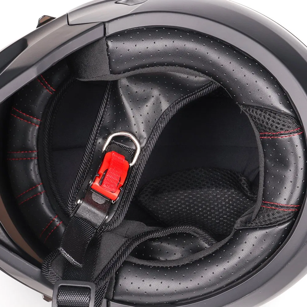 Мотошлем открытый Carbon Look, сертификат DOT