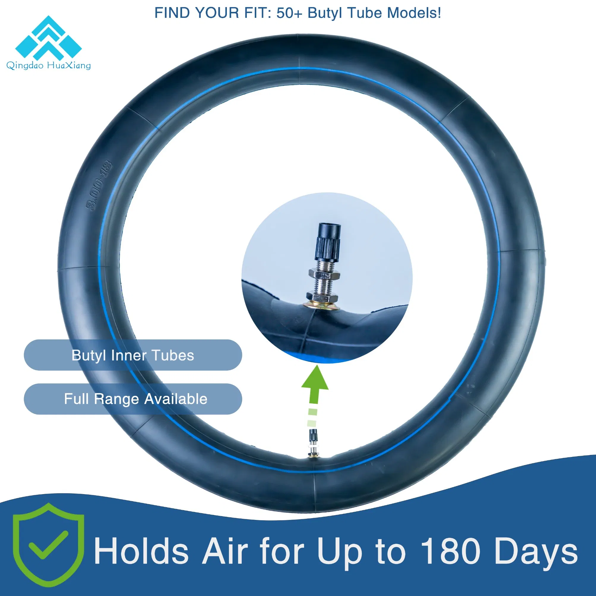 Камера мотоциклетная Butyl 3.00-18 (3.00-17/4.10-18)