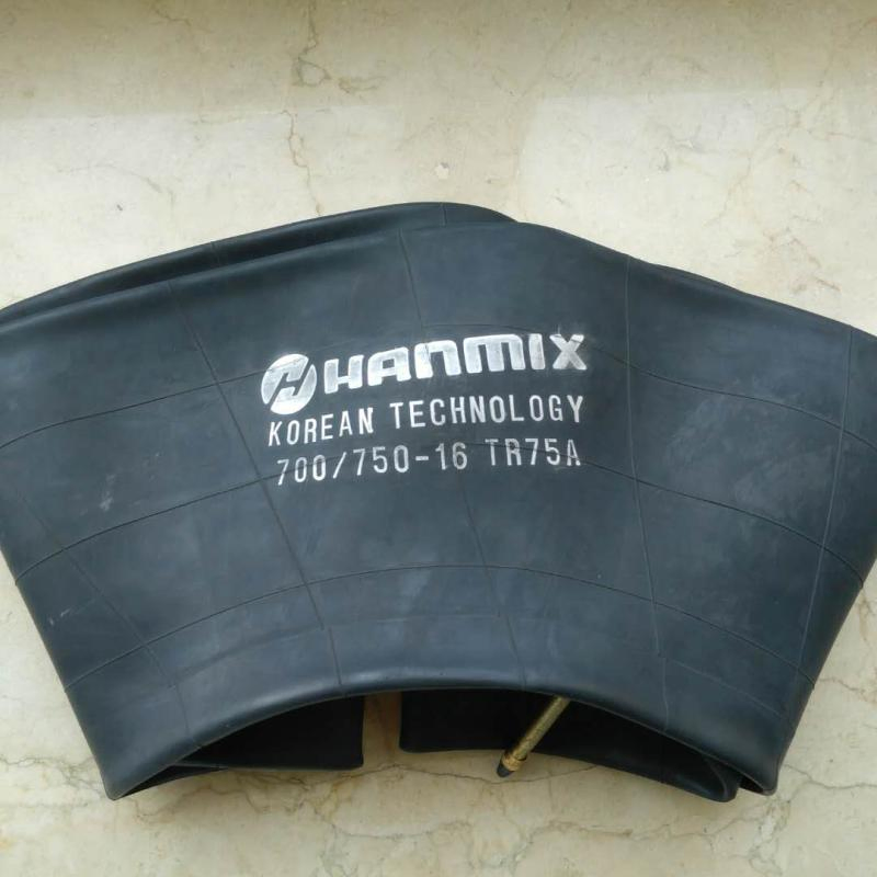 Hanmix Truck Tire Car Tyre Tube LTR Korean Technology Natural Rubber Tube 700/750-15, 700/750-16, 825-16, 900/1000-20 Butyl Inner Tube