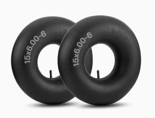 Inner Tube for Lawn Mower, Snow Blower, Riding Mower, ATV, Golf Kart, 15X6.00-6 600-6 6.00-6 Heavy Duty Inner Tube with Tr-13 Valve