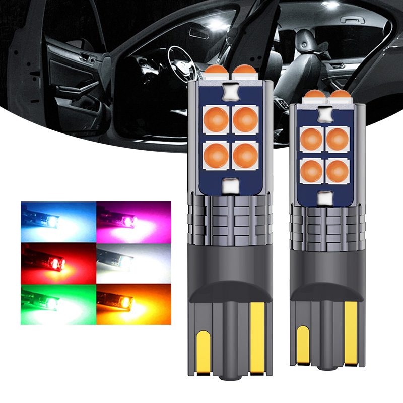 Светодиодная лампа BKR T10 W5w для авто, 10 SMD
