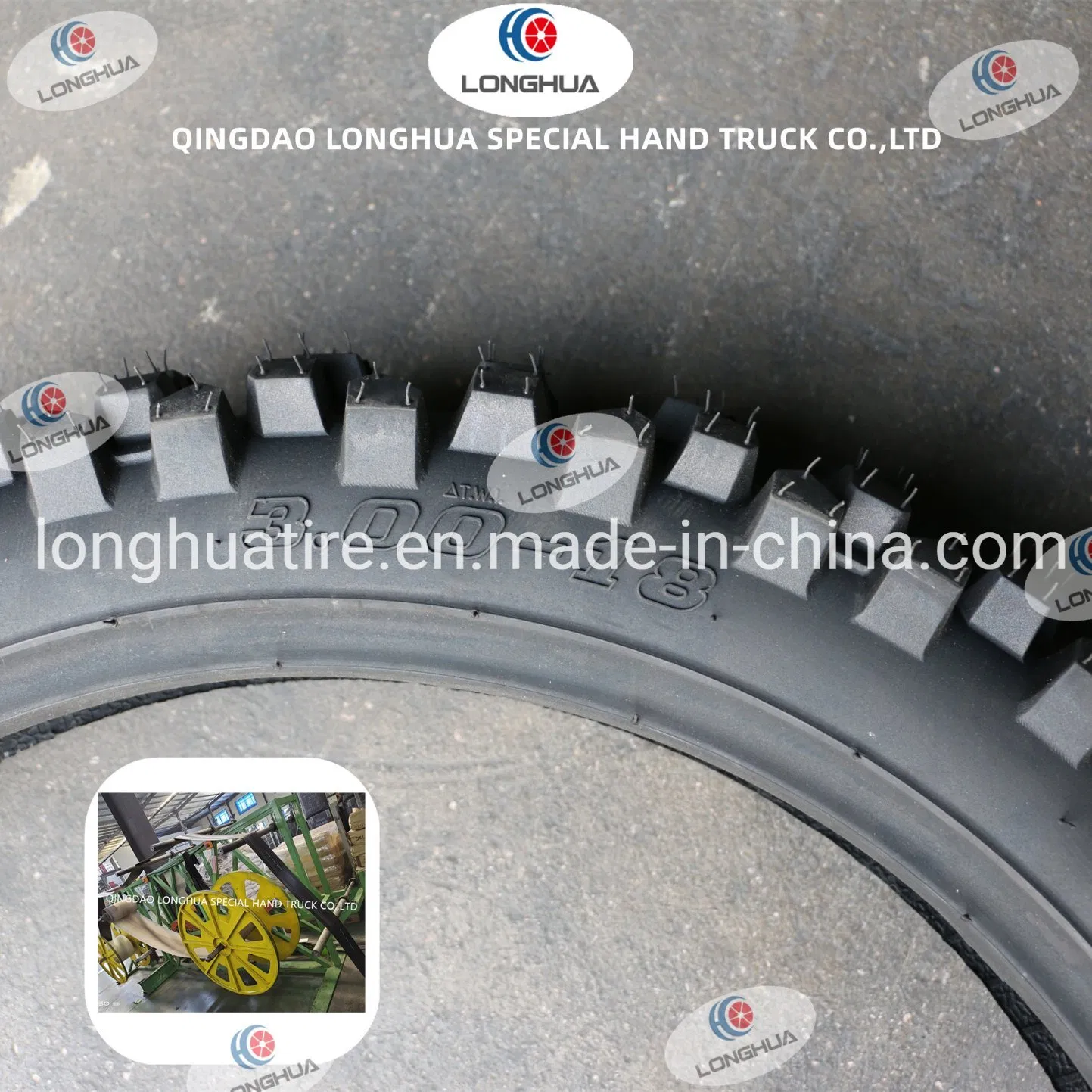 Мотошина 18 дюймов 6PR/8PR, нейлоновый корд, натуральный каучук