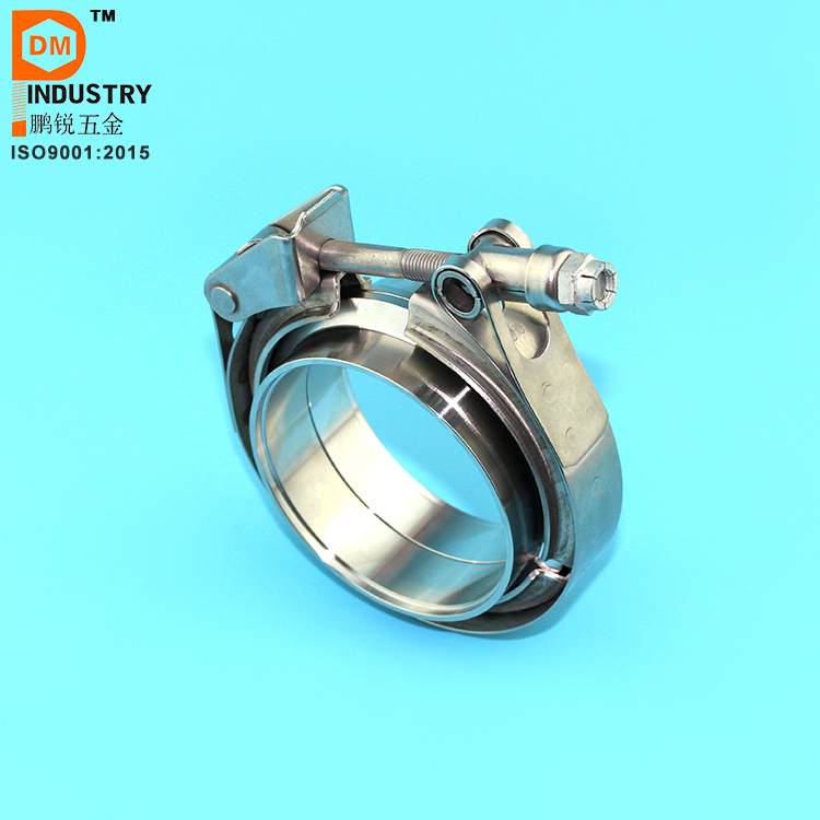 Быстросъемный V-образный хомут с фланцами