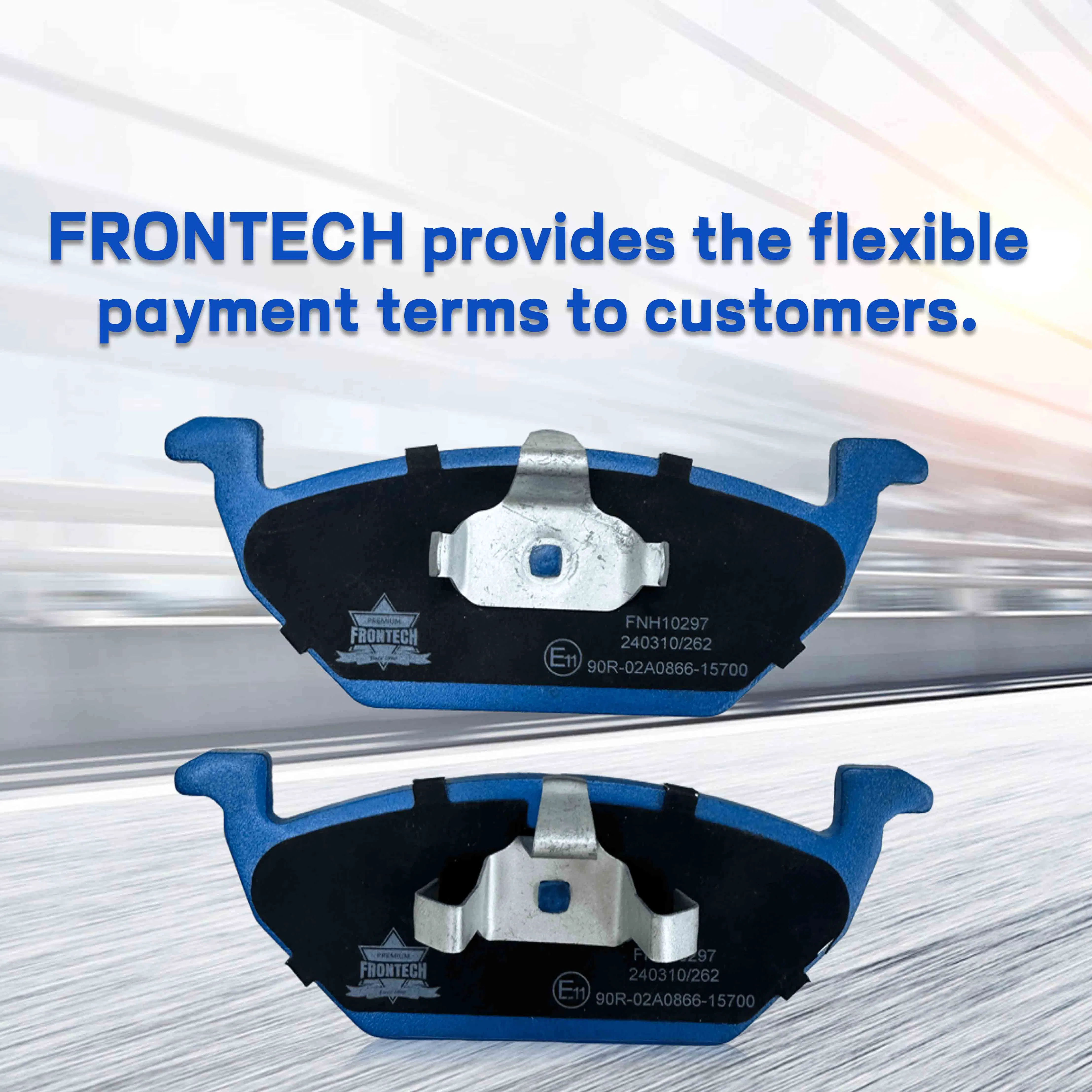 Frontech Auto Parts Brake Pads for Hyundai/BMW/Daihatsu/Cadillac/Lexus/Mazda/Ford/KIA Ceramic Brake Pads D1184 04465-0d110 for Toyota Yaris (XP90) 08-13 Front