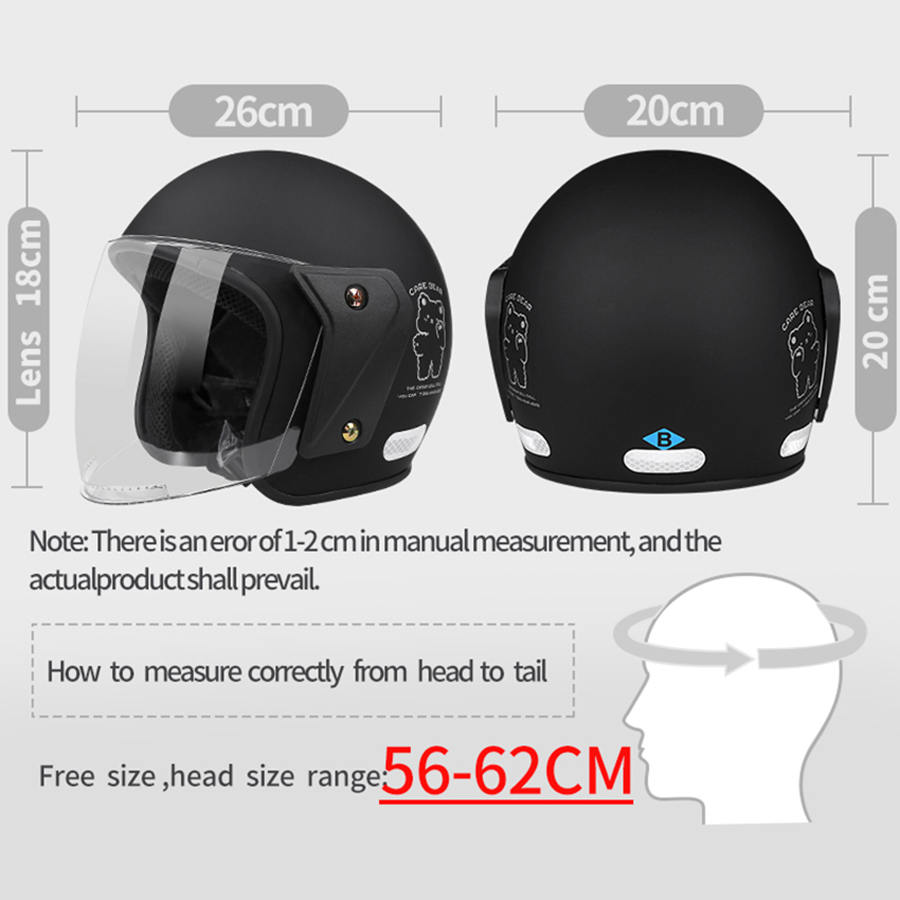 Защитный шлем мотоциклетный полуоткрытый с быстросъемным ремнем