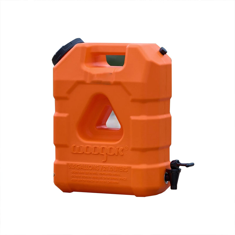 Orange/Black 5.5gal/21 Liters 4WD Car Roof off-Road Camping Shower Water Tank