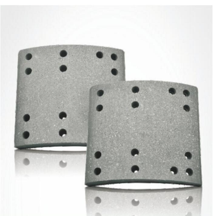 Тормозные колодки для грузовиков WVA4707/4709 без асбеста