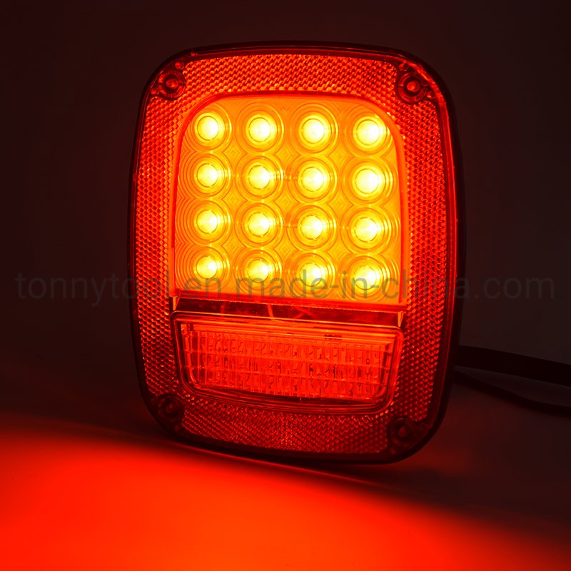 Универсальные светодиодные фонари стоп-габарит-поворот 12В