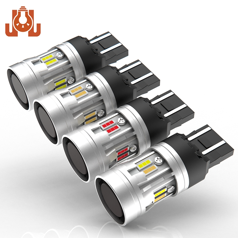 Светодиодная лампа 7443 для заднего хода, белая, Canbus Ready