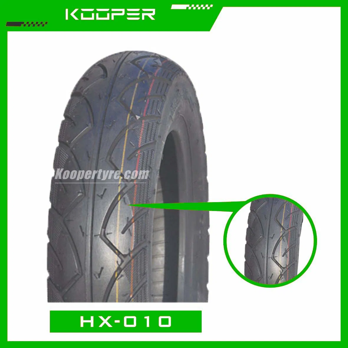 Мотошина 3.50-10 KOOPER, долговечная